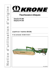 Krone EasyCut R 320 Notice D'utilisation D'origine