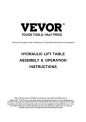 VEVOR TF23 Mode D'emploi