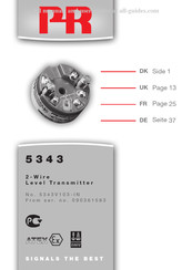 PR electronics 5343 Mode D'emploi