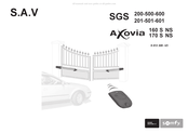 SOMFY Axovia 160S Mode D'emploi
