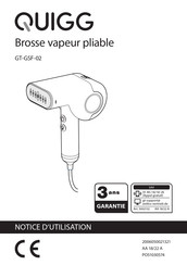 QUIGG GT-GSF-02 Notice D'utilisation