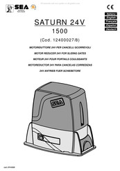 SEA SATURN 24V 1500 Mode D'emploi
