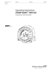Endress+Hauser iTEMP HART TMT162 Manuel D'utilisation