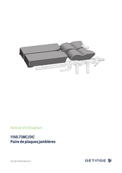 GETINGE 1150.73BC Notice D'utilisation