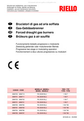 Riello 3899711 Instructions Pour Installation, Utilisation Et Entretien