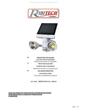 Ribimex RIBITECH 160116 Manuel D'instructions Et D'utilisation