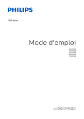 Philips 55PUS7000 Mode D'emploi