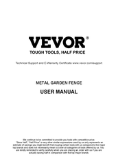 VEVOR 610x330-10 Mode D'emploi