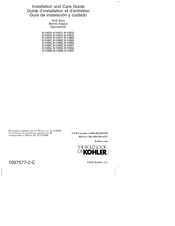 Kohler K-11891 Guide D'installation Et D'entretien