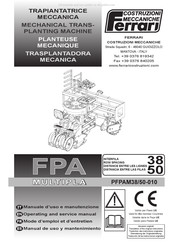 Ferrari PFPAM Mode D'emploi Et D'entretien