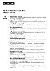 Leister UNIROOF 700 Instructions D'assemblage