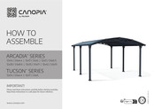 Palram CANOPIA ARCADIA 12x14 / 3.6x4.4 Instructions