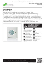 CP Electronics SPIR-F/C-IP Guide D'installation