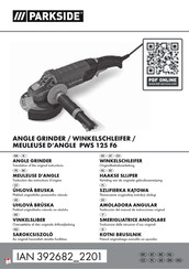 Parkside PWS 125 F6 Traduction Des Instructions D'origine
