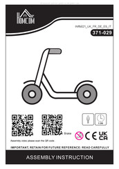HOMCOM 371-029 Instructions De Montage