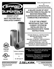 Selkirk SUPERPRO 2100 Instructions D'installation