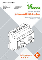 Ridder SD Ridder SmartDrive Manuel Du Produit