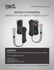 Under Control ii-CON SWITCH Notice D'utilisation