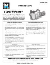 Hayward Super II Guide Du Propriétaire