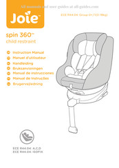Joie spin 360 Manuel De L'utilisateur