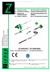 Zipper Maschinen ZI-GPS70G Mode D'emploi