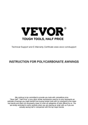 VEVOR CZPC40X120T Mode D'emploi