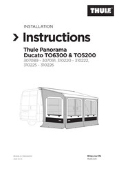 Thule TO 5200 Instructions D'installation