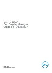 Dell P3221D Guide De L'utilisateur