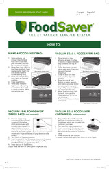 FoodSaver FM2000 Guide Rapide