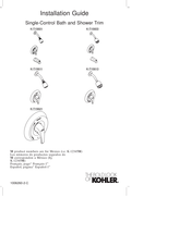 Kohler K-T15601 Guide D'installation