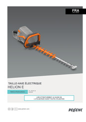 pellenc HELION E Notice D'instructions