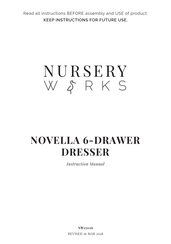 Nursery Works NOVELLA Manuel D'instructions