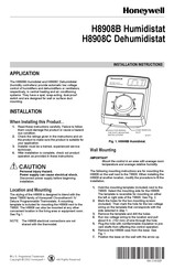 Honeywell H8908C Mode D'emploi