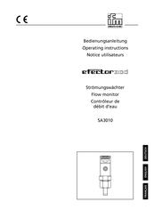 IFM Electronic Efector 300 SA3010 Notice Utilisateurs