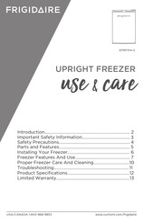 Frigidaire EFRF314-C Utilisation Et Entretien