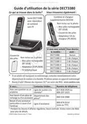 Uniden DECT3380-6 Guide D'utilisation