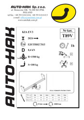 Auto-Hak T89V Instructions De Montage