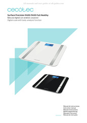 cecotec Surface Precision 9450 Full Healthy Manuel D'instructions