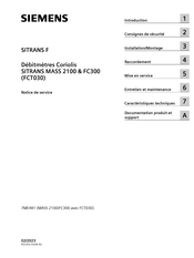 Siemens SITRANS FCT030 Notice De Service