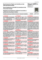 Dimplex Smart-RTC+ RTM Econ A Instructions D'installation