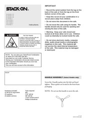STACK-ON E-24-MG-C-S Instructions