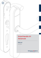 Simons Voss Technologies SmartHandle AX Advanced Manuel D'instructions