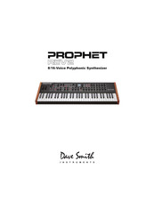 Dave Smith Instruments Prophet REV2 Mode D'emploi