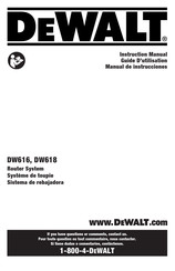 DeWalt DW618 Guide D'utilisation