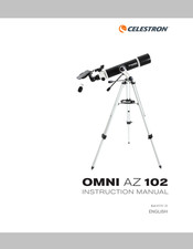 Celestron Omni XLT AZ 102 Manuel D'instructions