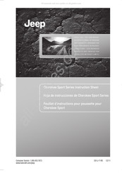 Kolcraft Jeep Cherokee Sport Serie Feuillet D'instructions