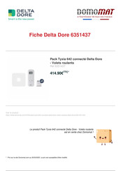 DELTA DORE PACK TYXIA 642 Notice D'installation