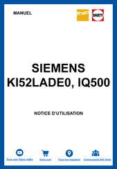 Siemens KI52LADE0 Manuel D'utilisation