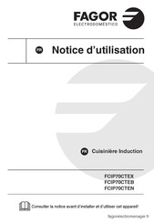 Fagor FCIP70CTEX Notice D'utilisation