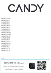 Candy CCE4T620EW Mode D'emploi